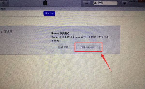 恢复iPhone