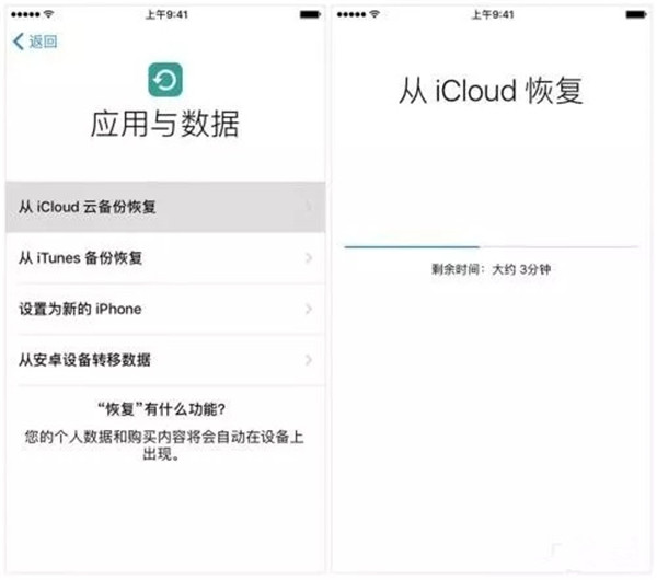 iCloud恢复