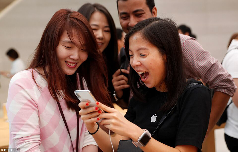 苹果中国iPhone销量坚挺 X和8P排名热销前五